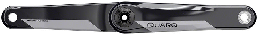 Quarq DUB Crank Arm Assembly - 165mm, 8-Bolt Direct Mount, DUB Spindle Interface, Natural Carbon, D2