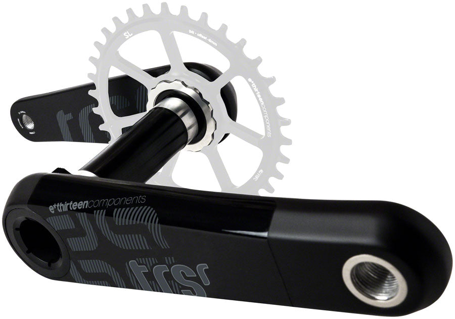 e*thirteen TRS Race Carbon 170mm 28-38T 11-Speed 30 mm Spindle Crankset Black