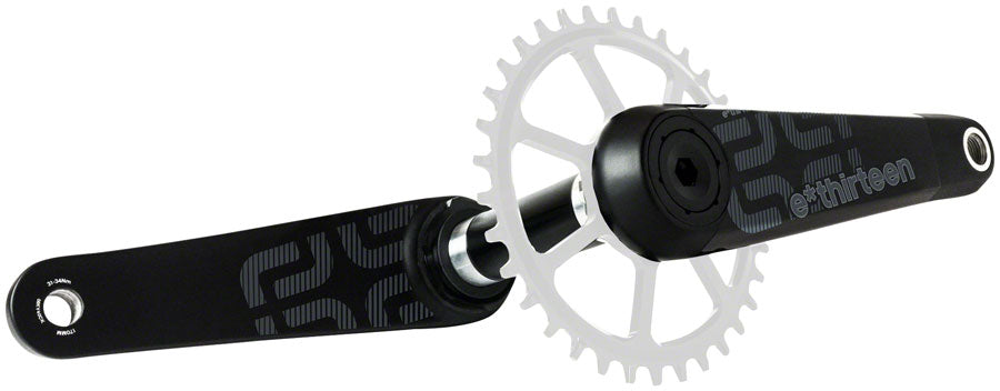 e*thirteen TRS Race Carbon 170mm 28-38T 11-Speed 30 mm Spindle Crankset Black