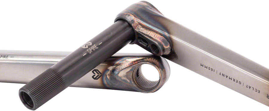 Eclat Spire 2-Piece 160mm 1-Speed 22 mm Spindle Crankset Gray