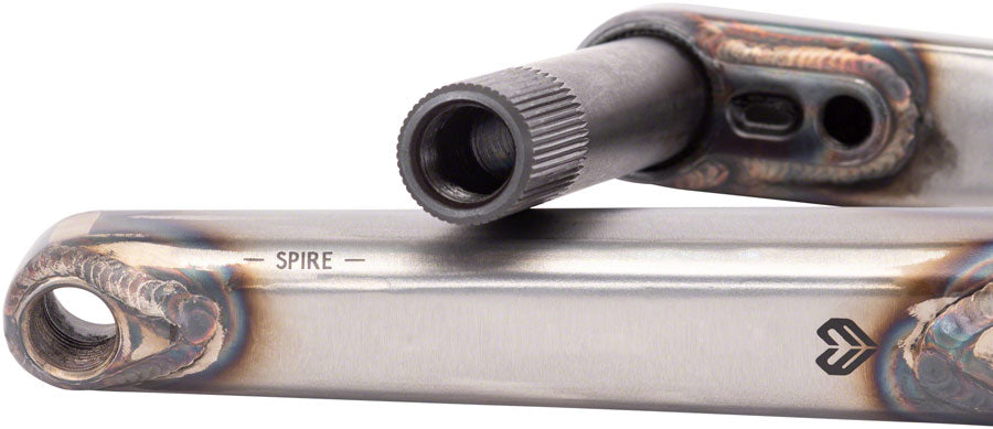 Eclat Spire 2-Piece 160mm 1-Speed 22 mm Spindle Crankset Gray