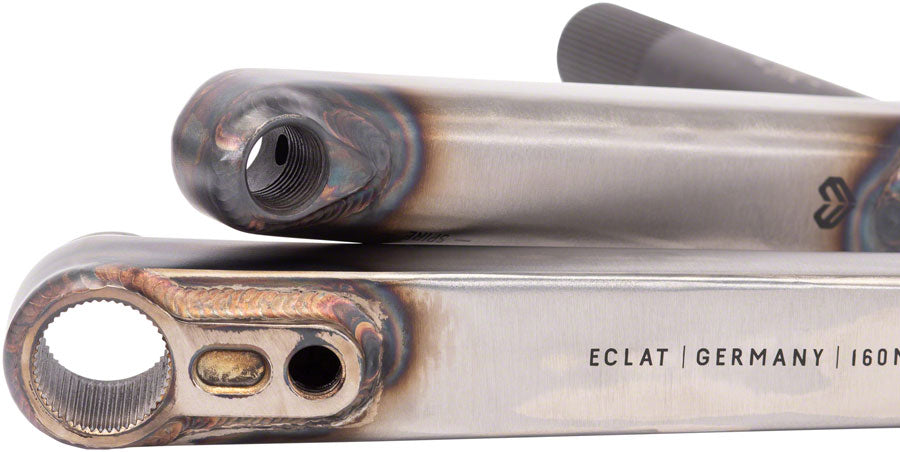 Eclat Spire 2-Piece 160mm 1-Speed 22 mm Spindle Crankset Gray