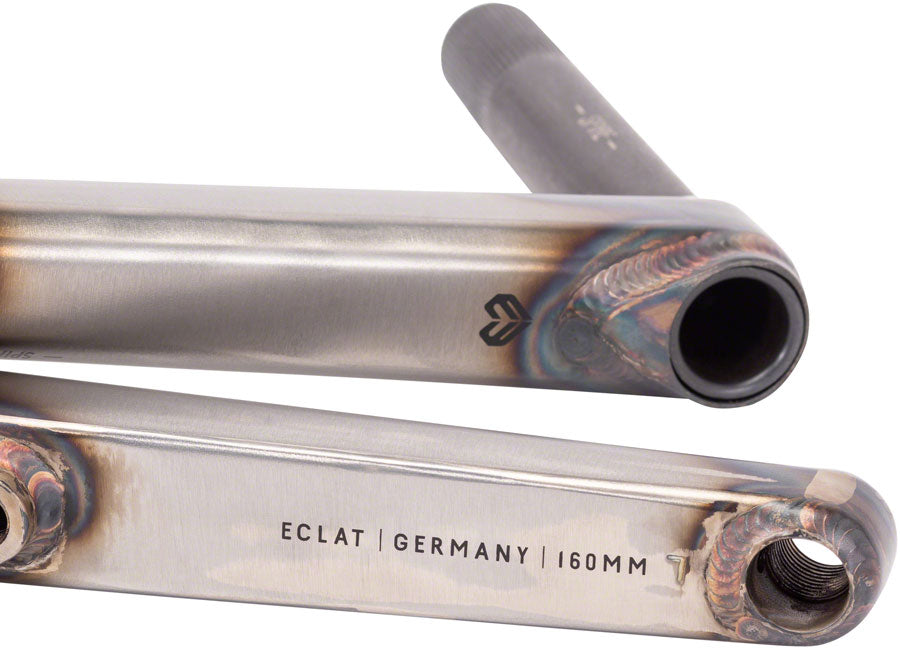 Eclat Spire 2-Piece 160mm 1-Speed 22 mm Spindle Crankset Gray