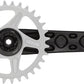 RaceFace Turbine Crankset - 165mm, Direct Mount, 136mm Spindle with CINCH Interface, 7050 Aluminum, Black