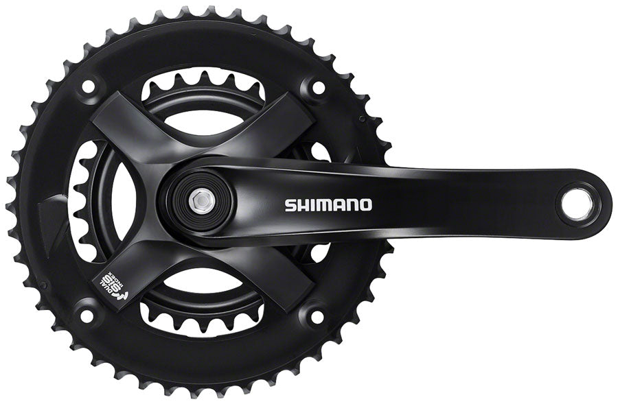 Shimano FC-TY-501-2 170mm 46-30T 7/8-Speed Square Taper Crankset Black