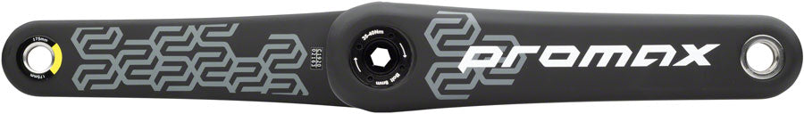 Promax CK-1 Carbon 175mm 1-Speed 30 mm Spindle Crankset Black