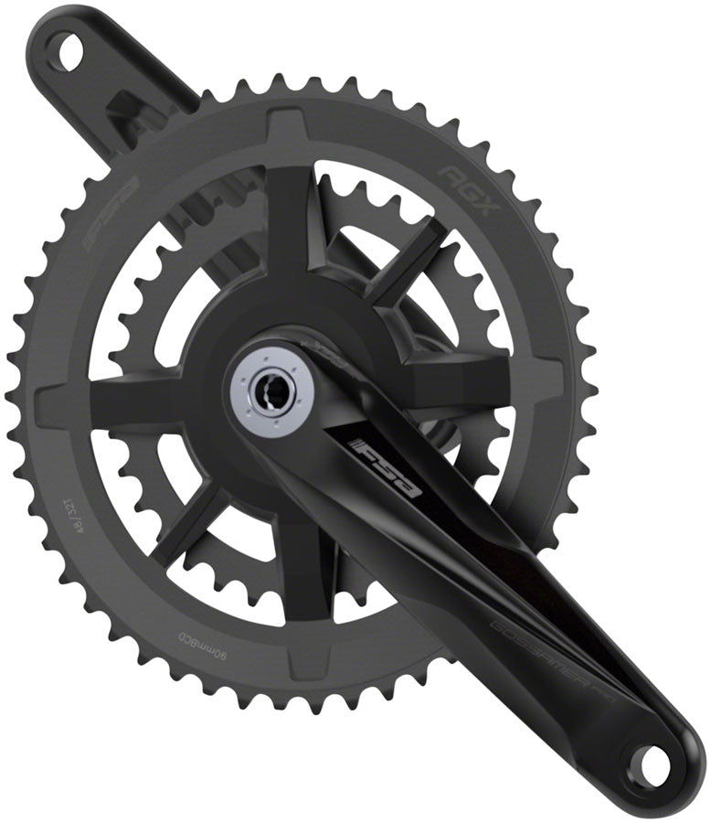 FSA Gossamer Pro Modular AGX+ 170mm 46/30T 11/12-Speed 386 EVO Crankset Black