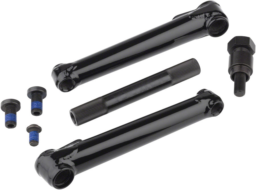 Cult Crew BMX 175mm 1-Speed 19 mm Spindle Crankset Black