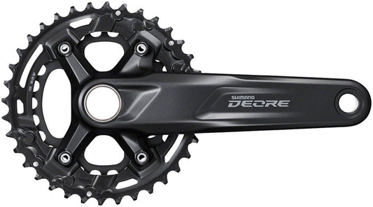 Shimano Deore FC-M4100-2 Crankset - 175mm, 10-Speed, 36/26t, 96/64 BCD, For 48.8mm Chainline, Black
