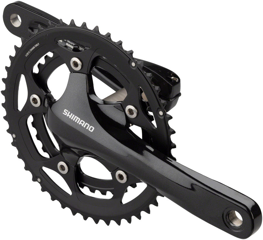 Shimano Tiagra FC-R460 170mm 46/34T 10-Speed Hollowtech II Crankset Black