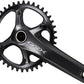 Shimano GRX FC-RX810-1 Crankset - 170mm, 11-Speed, 40t, 110 BCD, Hollowtech II Spindle Interface, Black