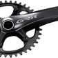 Shimano GRX FC-RX810-1 Crankset - 170mm, 11-Speed, 40t, 110 BCD, Hollowtech II Spindle Interface, Black