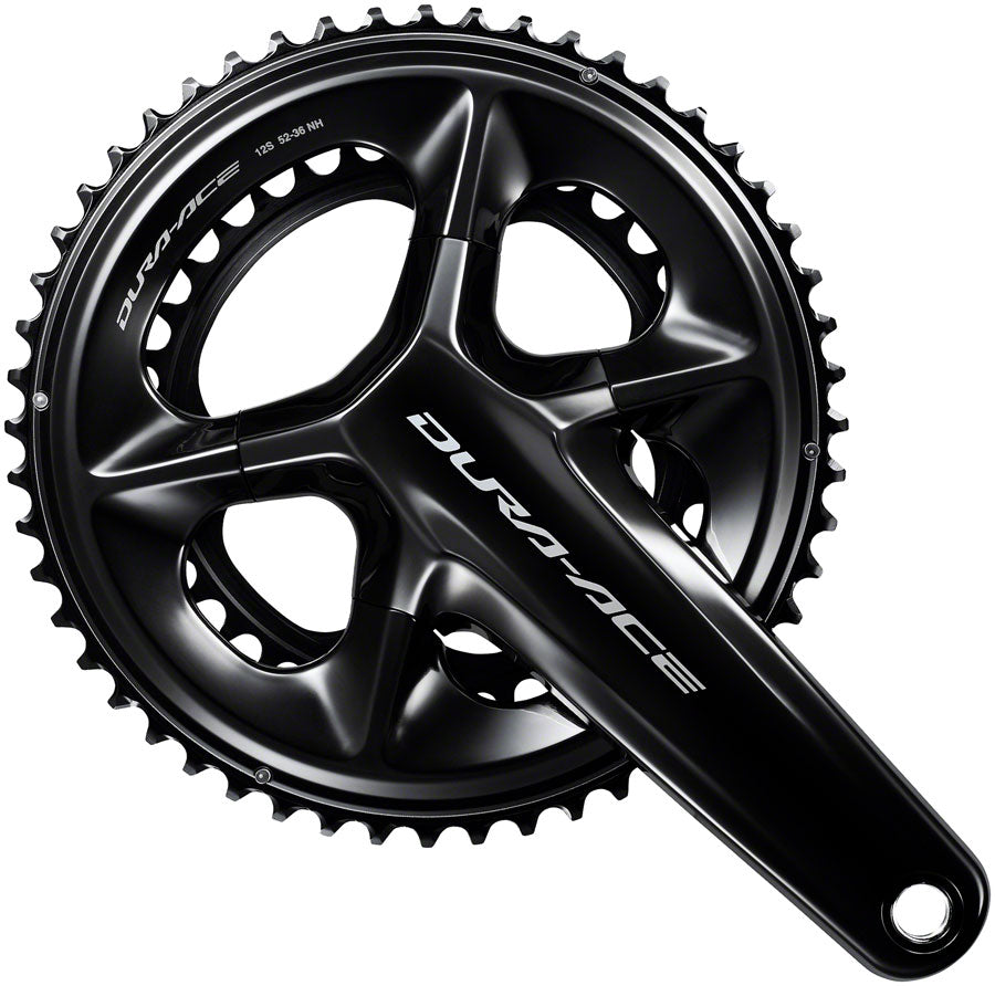 Shimano Dura-Ace FC-R9200 Crankset - 172.5mm, 12-Speed, 52/36t, Hollowtech  II Spindle Interface, Black