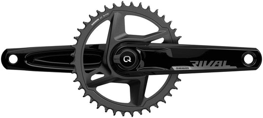 SRAM Rival 1 AXS Wide Power Meter Crankset - 160mm, 12-Speed, 46t, 8-Bolt Direct Mount, DUB Spindle Interface, Black, D1