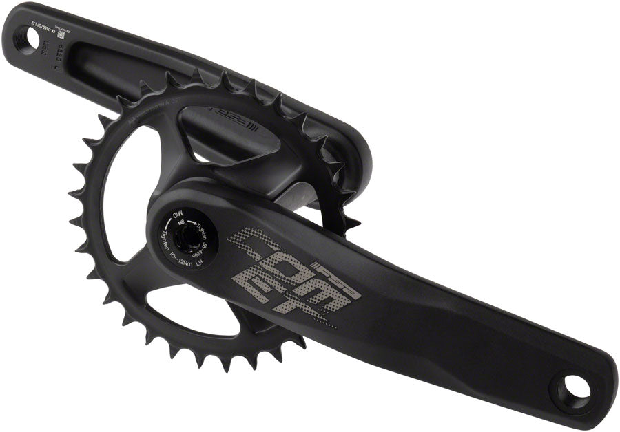 Full Speed Ahead Comet HD Modular 1x Crankset - 175mm, Shimano 12-Speed, 32t, Direct Mount, MegaExo Spindle, Black, 177mm Q-Factor