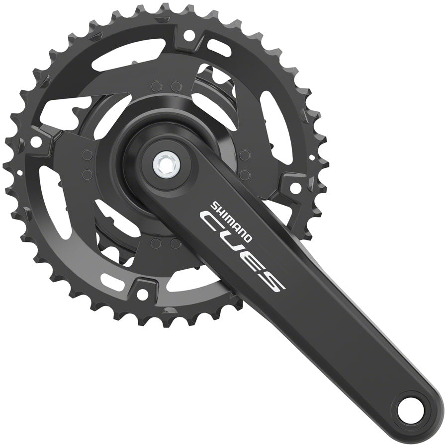 Shimano CUES FC-4010-2 175mm 46/30T 9/10-Speed Square Taper Crankset Black