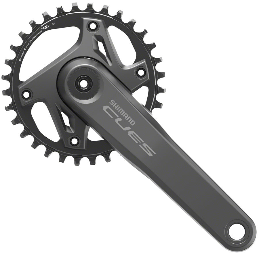 Shimano CUES FC-U6000-1 175mm 32T 10/11-Speed Hollowtech II Crankset Black