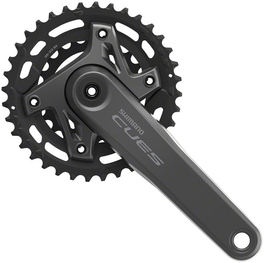 Shimano CUES FC-U6000-2 Crankset - 175mm, 9/10/11-Speed, 36/22t, 110 BCD, Hollowtech II, Black