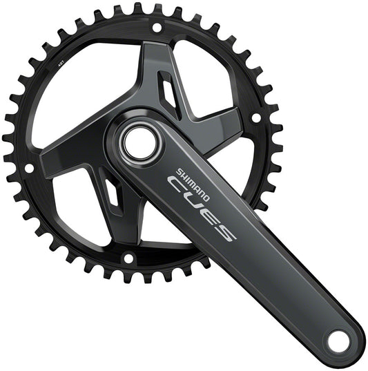 Shimano CUES FC-U8000-1 Crankset - 170mm, 9/10/11-Speed, 42t, 110 BCD, Hollowtech II, Black