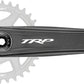TRP CK-8050 Crankset - 175mm, 12-Speed, For 68/73mm Frame BB, DM CINCH Chainring Interface, 30mm Spindle, Sandblasted Black