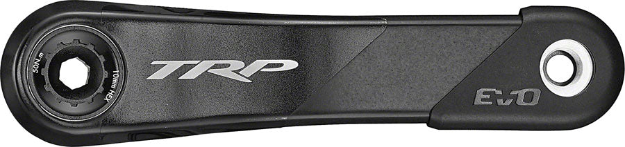 TRP CK-9050 EVO Crankset - 170mm, 12-Speed, For 68/73mm Frame BB, DM CINCH Chainring Interface, 30mm Spindle, Carbon, Black/Silver