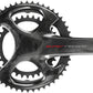 Campagnolo Super Record Crankset - 165mm, 12-Speed, 50/34t, 112/146 Asymmetric BCD, Campagnolo Ultra-Torque Spindle Interface, Carbon