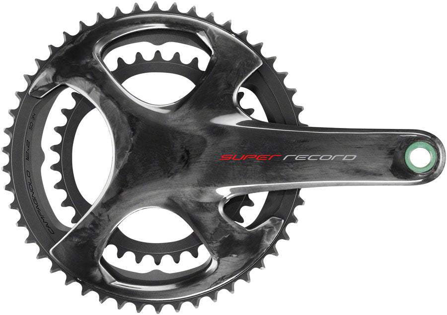 Campagnolo Super Record Crankset - 165mm, 12-Speed, 50/34t, 112/146 Asymmetric BCD, Campagnolo Ultra-Torque Spindle Interface, Carbon