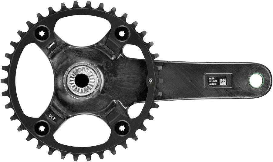 Campagnolo EKAR Crankset - 175mm, 13-Speed, 38t, 123mm BCD, Campagnolo Ultra-Torque Spindle Interface, Carbon