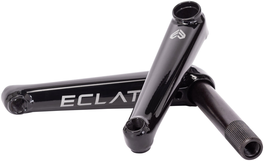 Eclat Tibia 2-Piece Cranks 160mm 1-Speed 22 mm Spindle Crankset Black