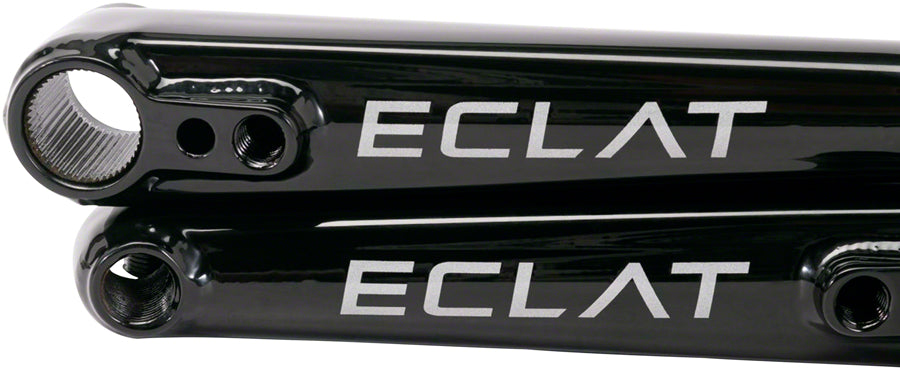 Eclat Tibia 2-Piece Cranks 175mm 1-Speed 22 mm Spindle Crankset Black