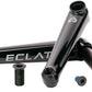 Eclat Tibia 2-Piece Cranks 175mm 1-Speed 22 mm Spindle Crankset Black