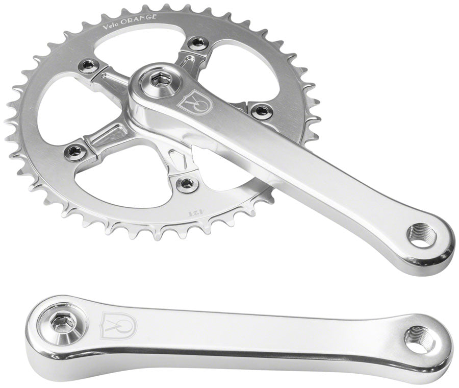 Velo Orange 1-Speed 165mm 42T 1-Speed Square Taper Crankset Orange