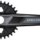 Shimano Deore FC-M6120-1 Crankset - 170mm, 12-Speed, 32t, Black