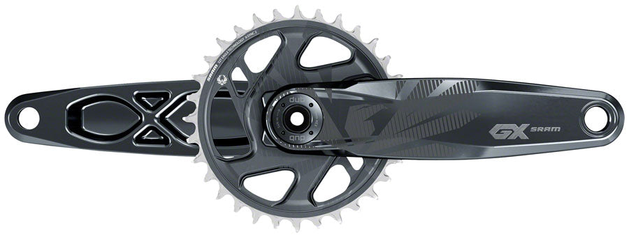 SRAM GX Eagle Boost Crankset - 170mm, 12-Speed, 32t, Direct Mount, DUB Spindle Interface, Lunar, 55mm Chainline