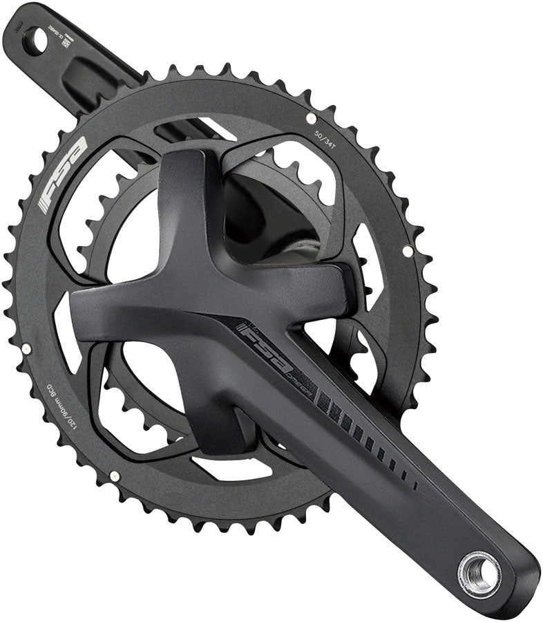 FSA Omega 175mm 50/34T 11-Speed MegaExo Crankset Black
