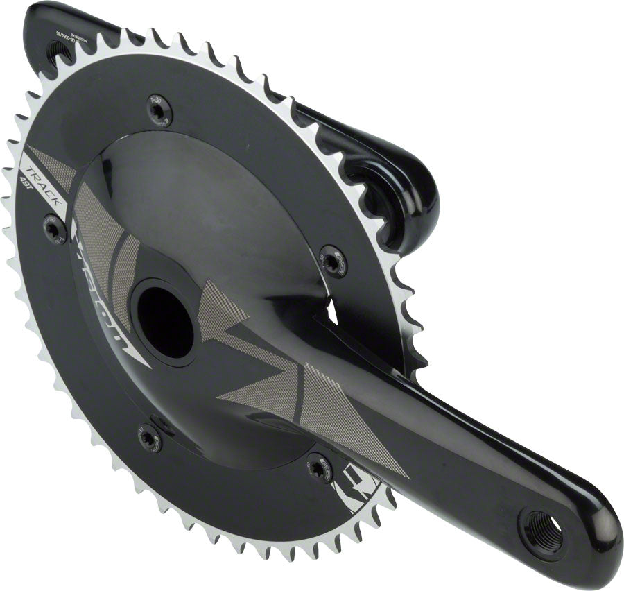Vision Track 165mm 49T 1-Speed 386 EVO Crankset Black