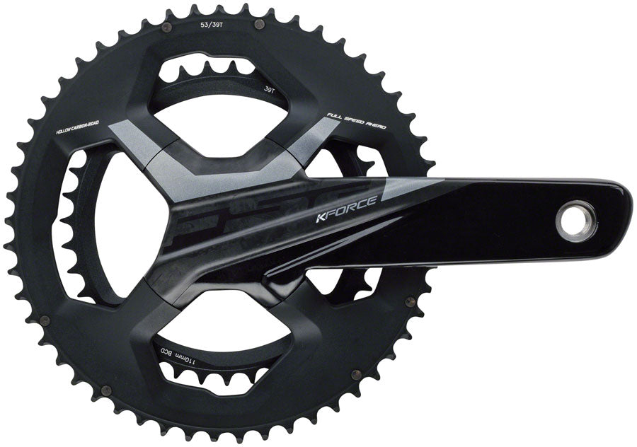 FSA K-Force WE 172.5mm 50/34T 11/12-Speed 386 EVO Crankset Black