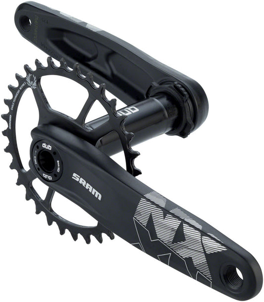 SRAM NX Eagle Fat Bike Crankset - 165mm, 12-Speed, 30t, Direct Mount, DUB Spindle Interface, Black