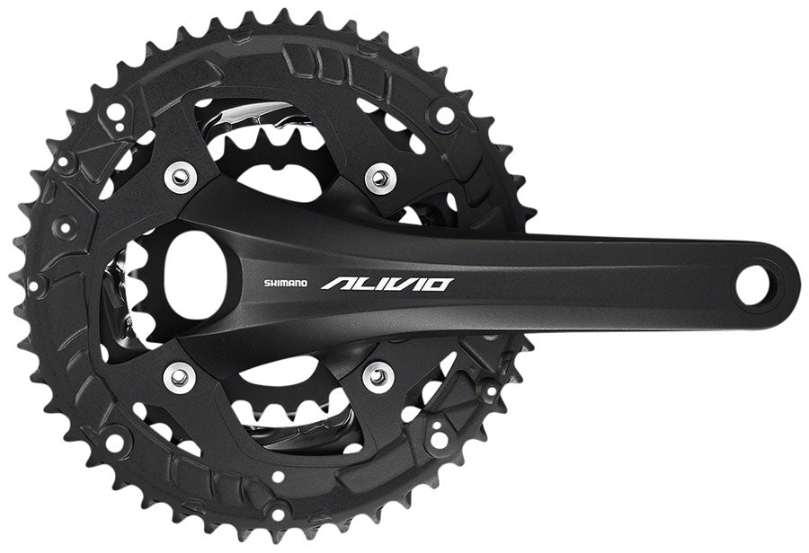 Shimano Alivio FC-T4060 170mm 48/36/26T 9-Speed Hollowtech II Crankset Black