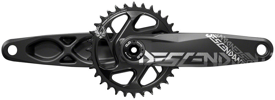TruVativ Descendant 7K Eagle Aluminum SuperBoost + Crankset - 165mm, 12-Speed, 32t, Direct Mount, DUB Spindle Interface, Black