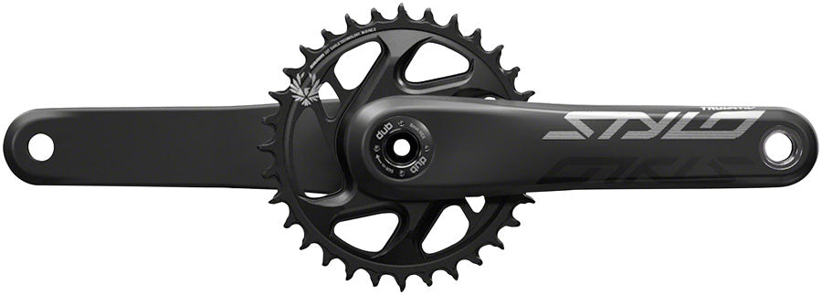 TruVativ STYLO Carbon Eagle 175mm 34T 12-Speed SRAM DUB Crankset Black