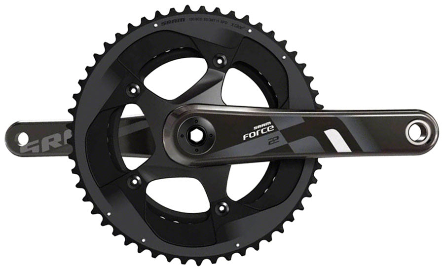 SRAM Force 22 Exogram Crankset - 170mm, 11-Speed, 50/34t, 110 BCD, BB30/PF30 Spindle Interface, Black