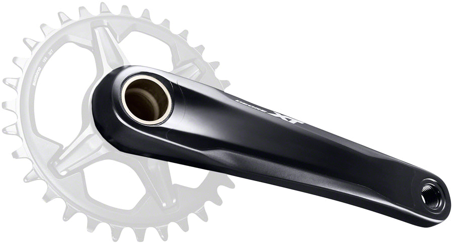 Shimano Deore XT FC-M8100-1 Crankset - 165mm, 12-Speed, 1x, Direct Mount, Hollowtech II Spindle Interface, Black