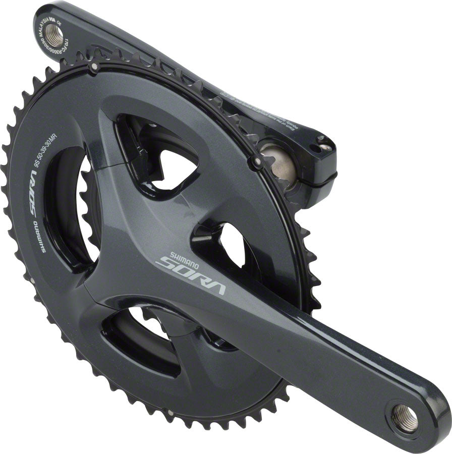 Shimano Sora FC-R3030 165mm 50/39/30T 9-Speed Hollowtech II Crankset Gray