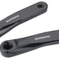 Shimano STEPS FC-E5010 Ebike Crank Arm Set - 165mm, Square Taper JIS Spindle Interface, Black