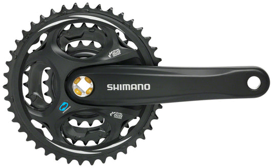 Shimano Altus FC-M311 Crankset - 175mm, 7/8-Speed, 42/32/22t, Riveted, Square Taper JIS Spindle Interface, Black