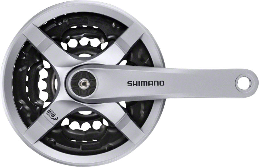 Shimano Tourney FC-TY501 170mm 42/34/24T 7/8-Speed Square Taper Crankset Silver