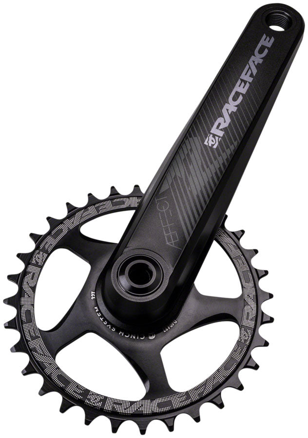 RaceFace Aeffect R 175mm 24 mm Spindle Crankset Black