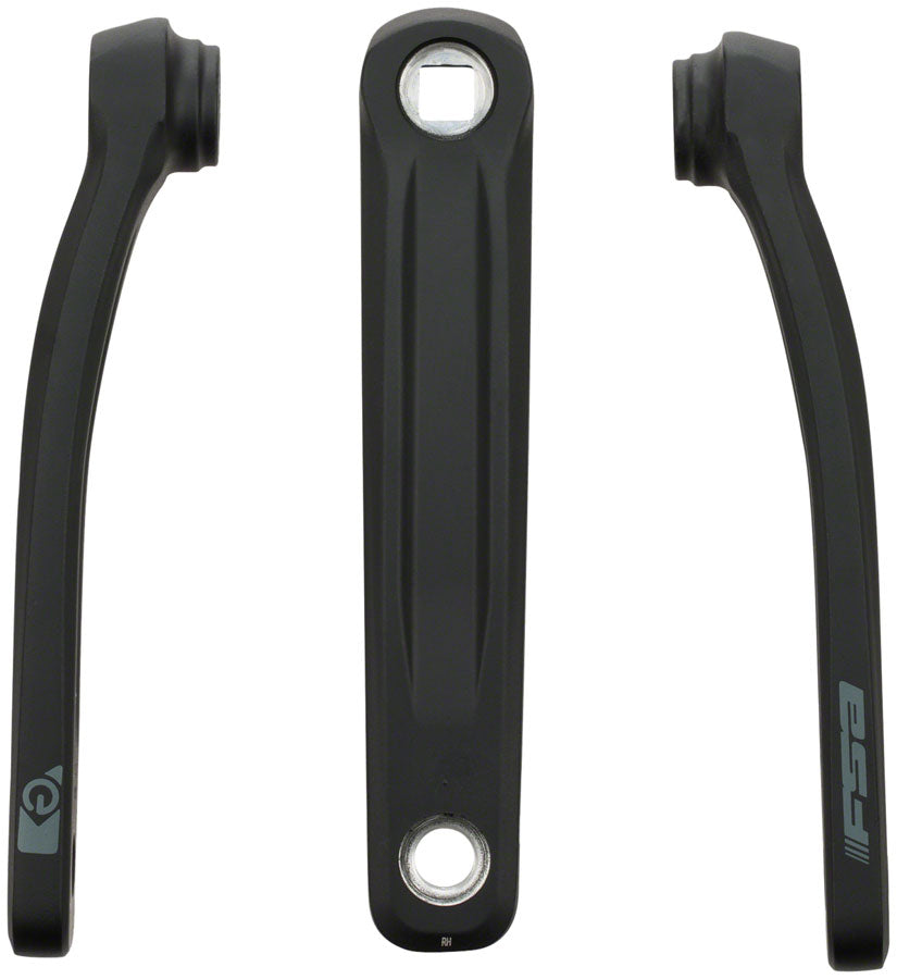 FSA CK-320 JIS Ebike Crank Arm Setet 160mm Square Taper Crankset Black