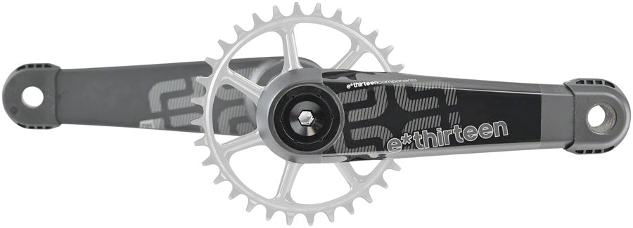 e*thirteen LG1 Race Carbon 165mm 10-Speed 30 mm Spindle Crankset Black